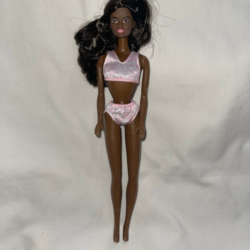 Vintage Mattel 1988 Fun to Dress Barbie Doll Black African American